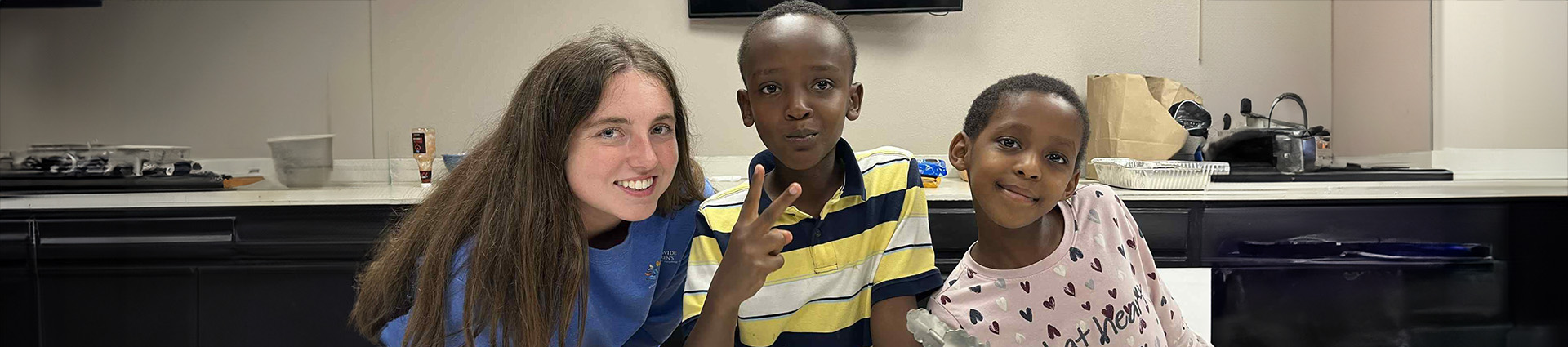 Carli Hutchinson at international families night.