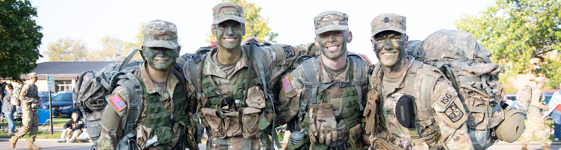 Cedarville ROTC students.