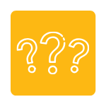 Three question marks