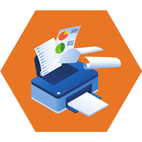 Printer icon.