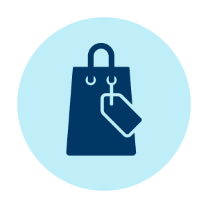 shopping bag icon
