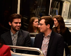 DCSemestertwostudentsontheMetrotraintalking