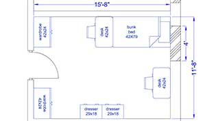 Willetts Hall - Room Layout